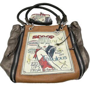 Brighton Scoop "Fabulous" Tote Handbag with Matching Coin Purse & Dust Bag